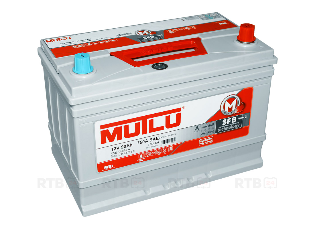 Аккумулятор MUTLU 90Ah 12V 720A D31C